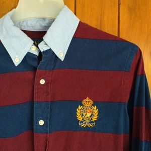 Vintage Ralph Lauren two-tone button down shirt